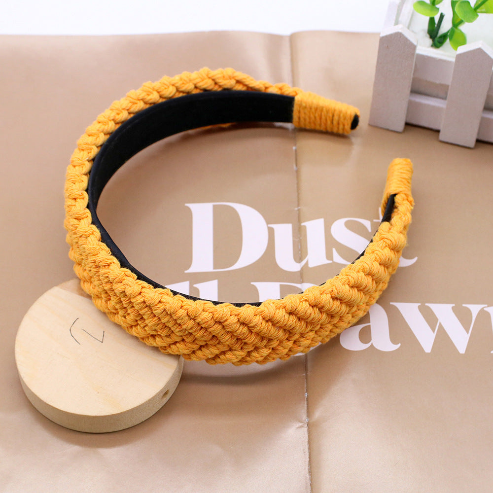 Vintage Headband - Cotton Thread Hair Accessories Women's Retro Style