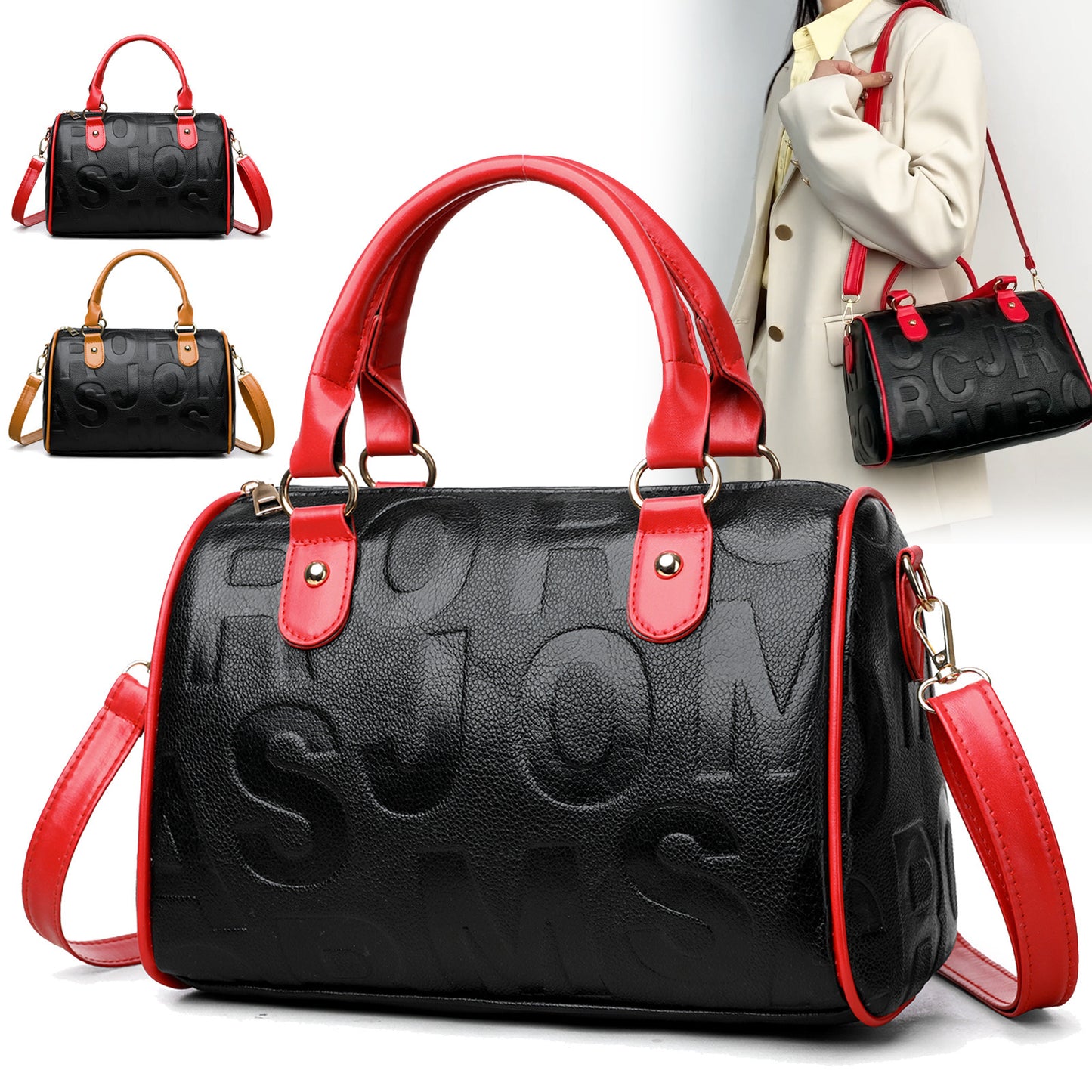 Authentic Leather Crossbody Bag - Large Capacity Tactile Feel Women's Bag