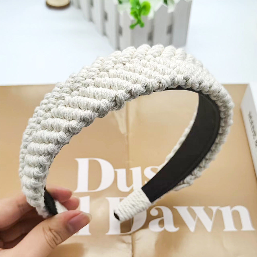 Vintage Headband - Cotton Thread Hair Accessories Women's Retro Style