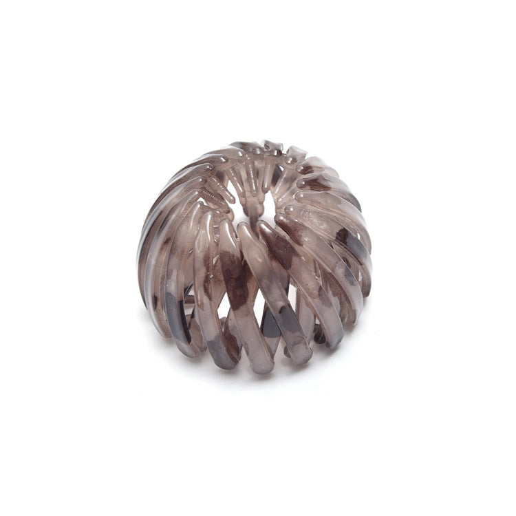 Bird's Nest Hairpin - Color Rhinestone Ponytail Ball Hair Accessory