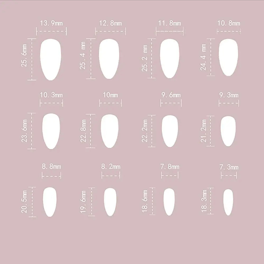 24/30PCS/BOX Cat Eyes False Nail 3D Bow Ripple Love Pearl Press on Nails Simple French Lines with Jelly Stickers Nail Tips