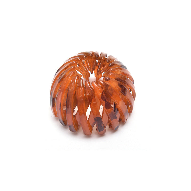 Bird's Nest Hairpin - Color Rhinestone Ponytail Ball Hair Accessory