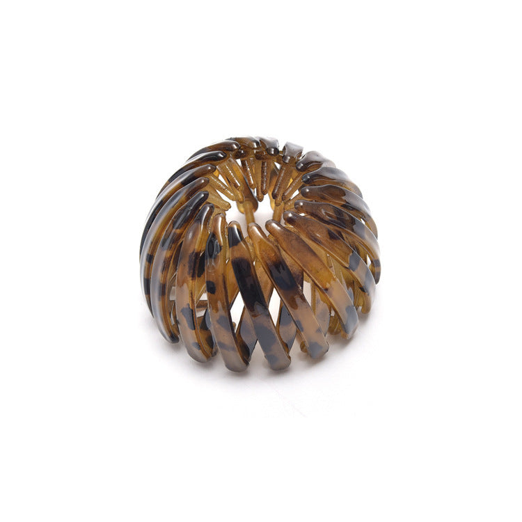 Bird's Nest Hairpin - Color Rhinestone Ponytail Ball Hair Accessory