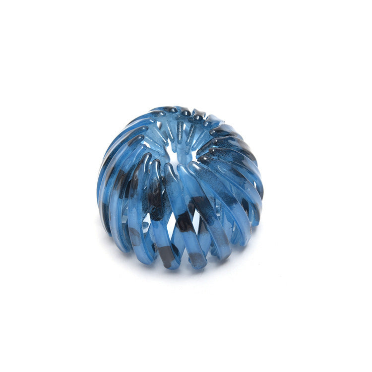 Bird's Nest Hairpin - Color Rhinestone Ponytail Ball Hair Accessory