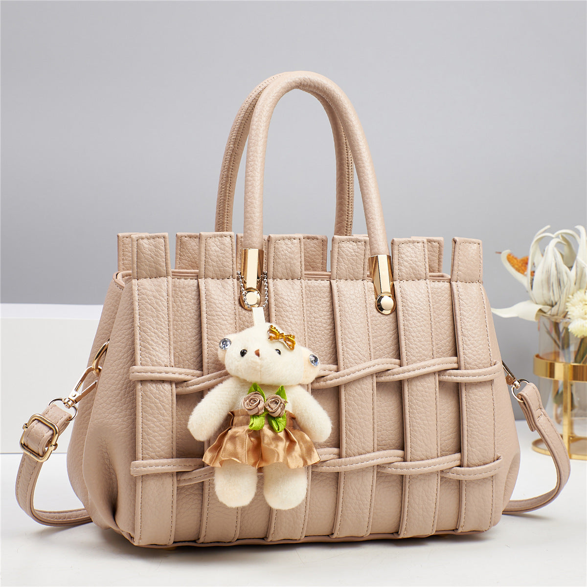 Anti-scratch Hand-woven Handbag - Fashion Women's Shoulder Bag