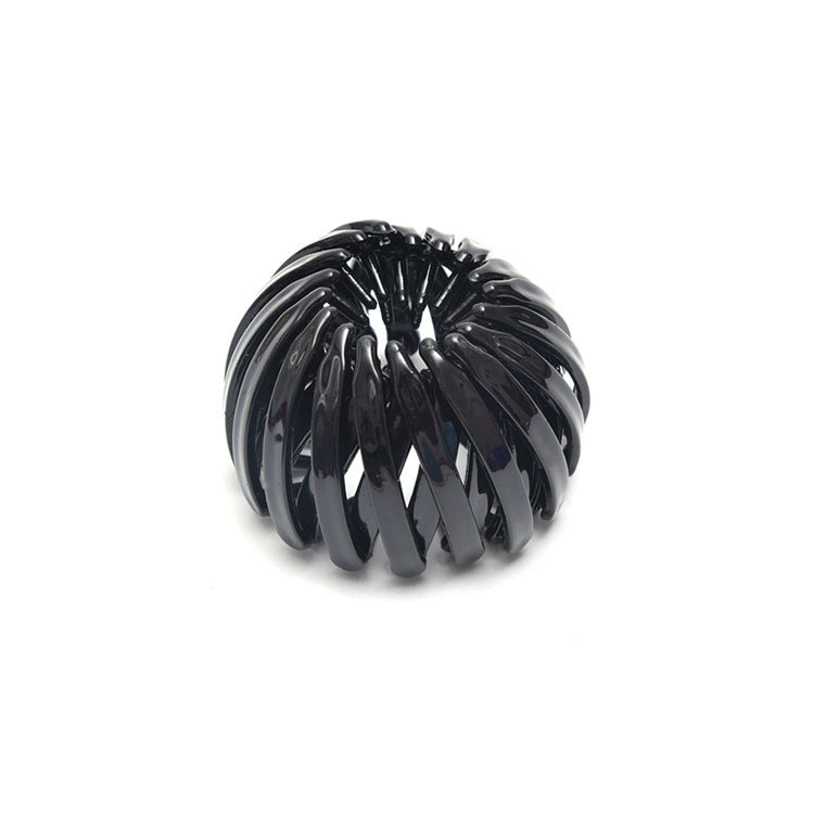 Bird's Nest Hairpin - Color Rhinestone Ponytail Ball Hair Accessory