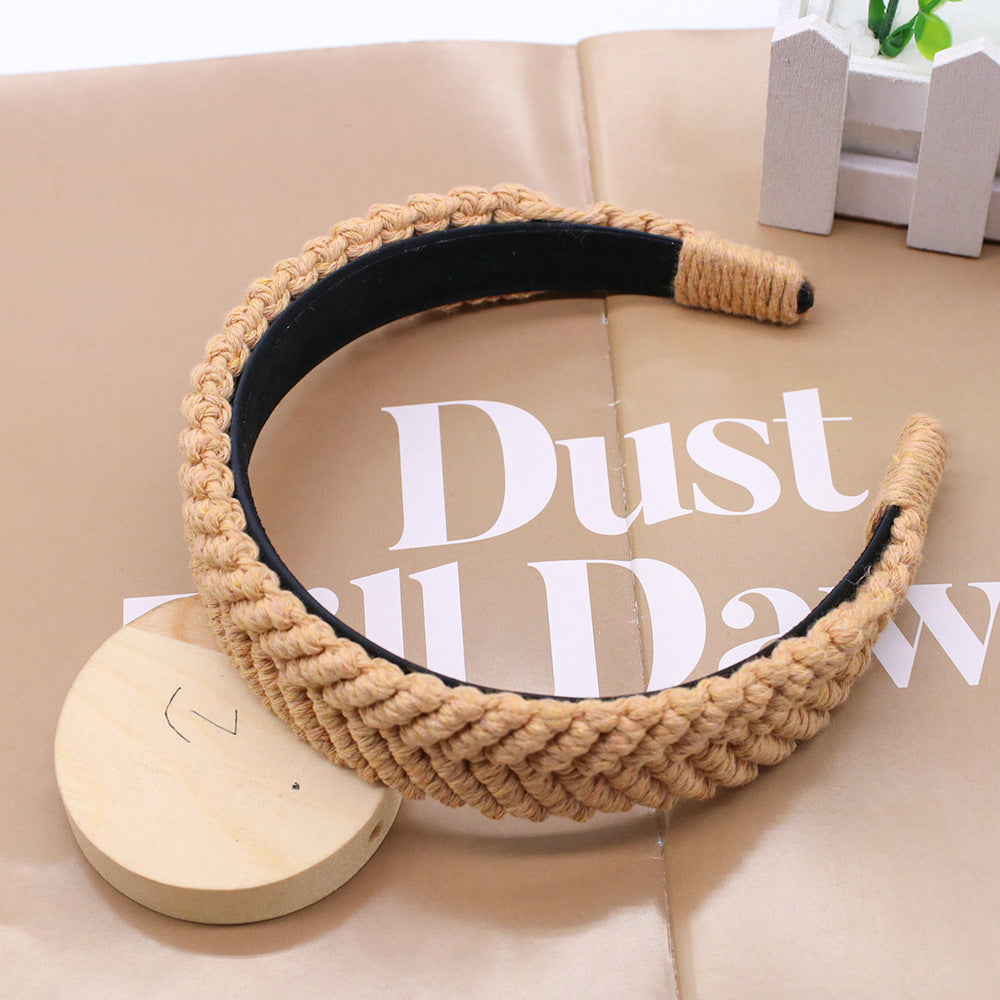 Vintage Headband - Cotton Thread Hair Accessories Women's Retro Style