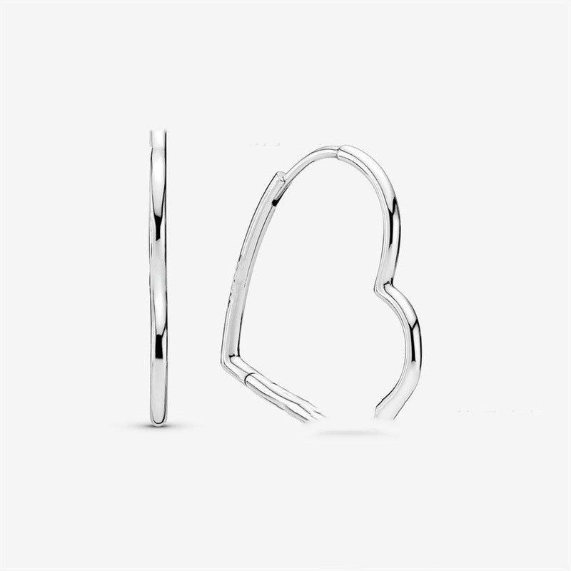 Sterling Silver 925 Earring Heart