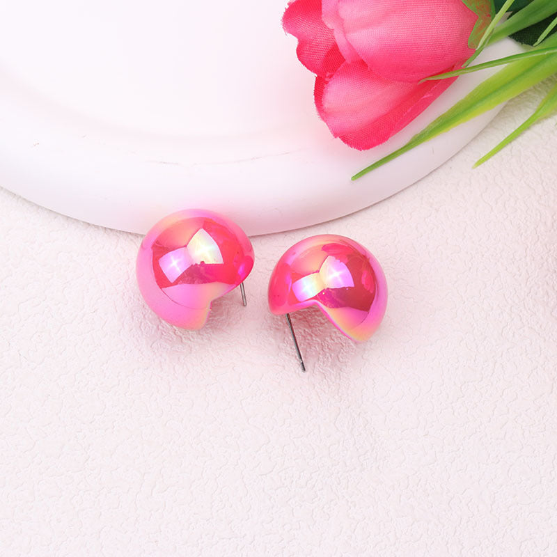 Magic Color Bean Earrings - Summer Fashion Color-Changing Stud Style