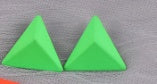Acrylic Spray-Painted Earrings - Colorful Geometric Statement Jewelry USA
