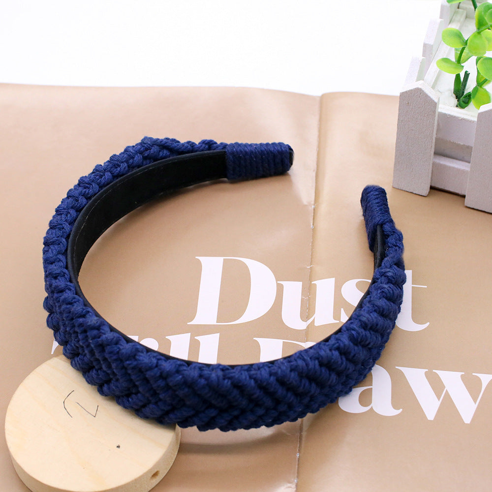 Vintage Headband - Cotton Thread Hair Accessories Women's Retro Style