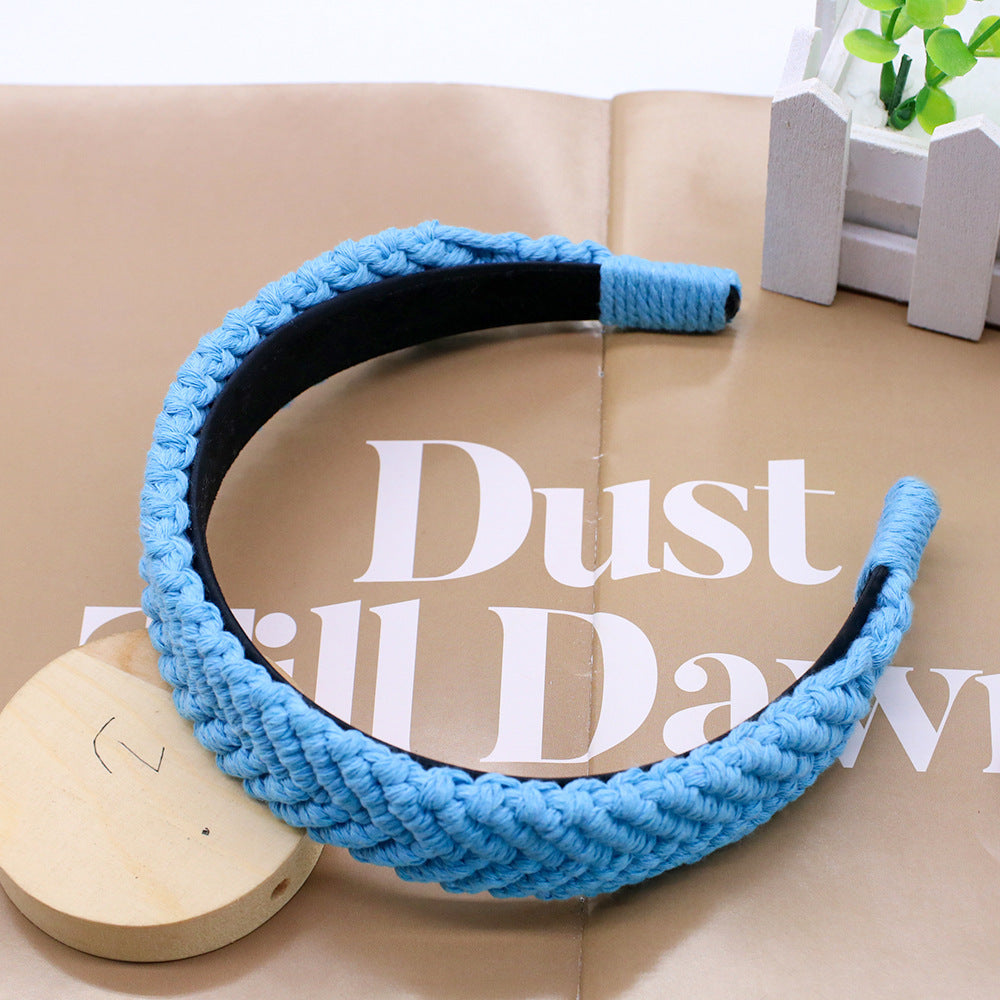 Vintage Headband - Cotton Thread Hair Accessories Women's Retro Style
