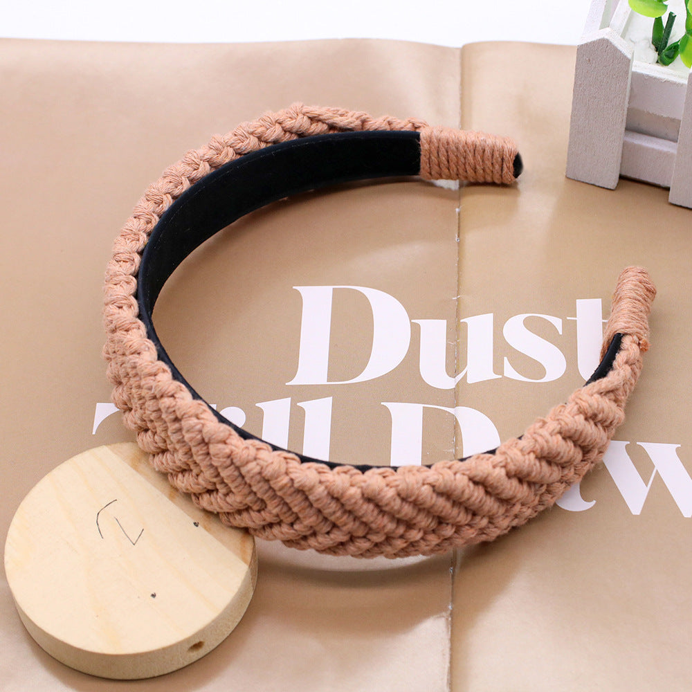 Vintage Headband - Cotton Thread Hair Accessories Women's Retro Style