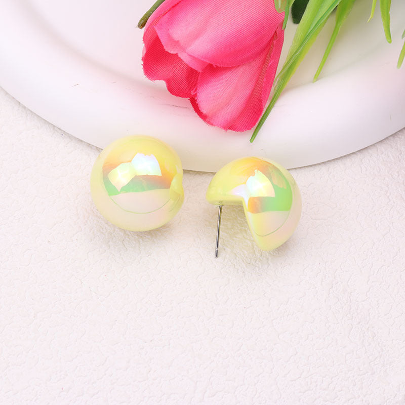 Magic Color Bean Earrings - Summer Fashion Color-Changing Stud Style