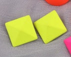 Acrylic Spray-Painted Earrings - Colorful Geometric Statement Jewelry USA