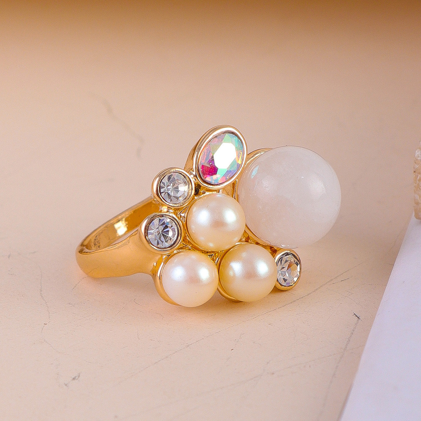Flower Personality Ring - Simple High Sense Women's Elegant Design