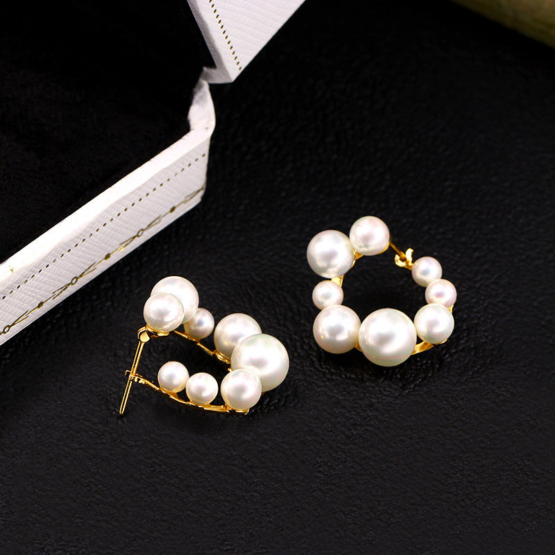 Japanese Style Earrings - Kawaii Shell Bead Girl Jewelry USA