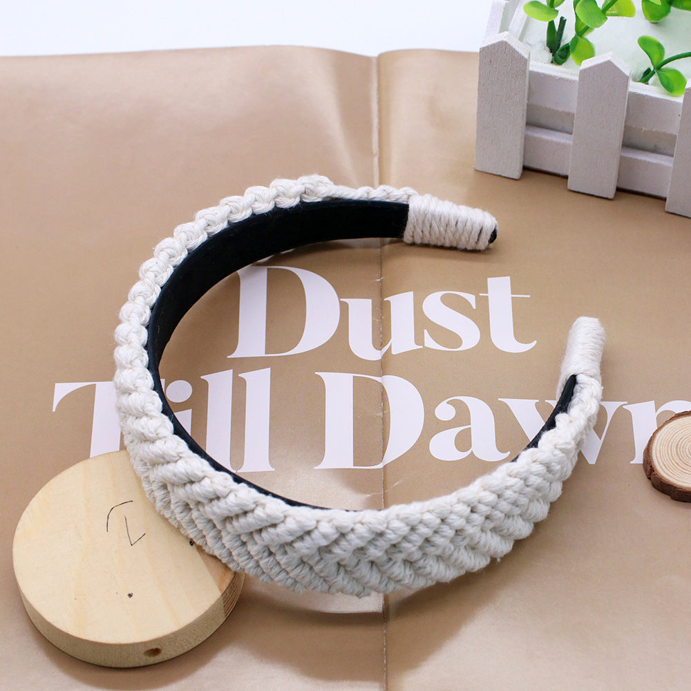 Vintage Headband - Cotton Thread Hair Accessories Women's Retro Style