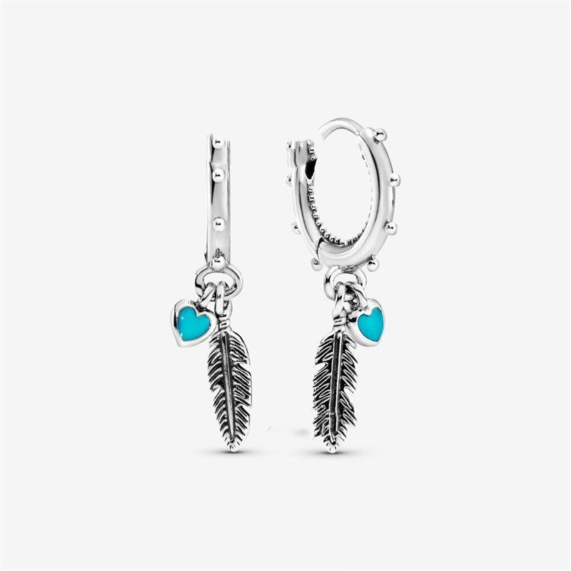 Sterling Silver 925 Earring Heart