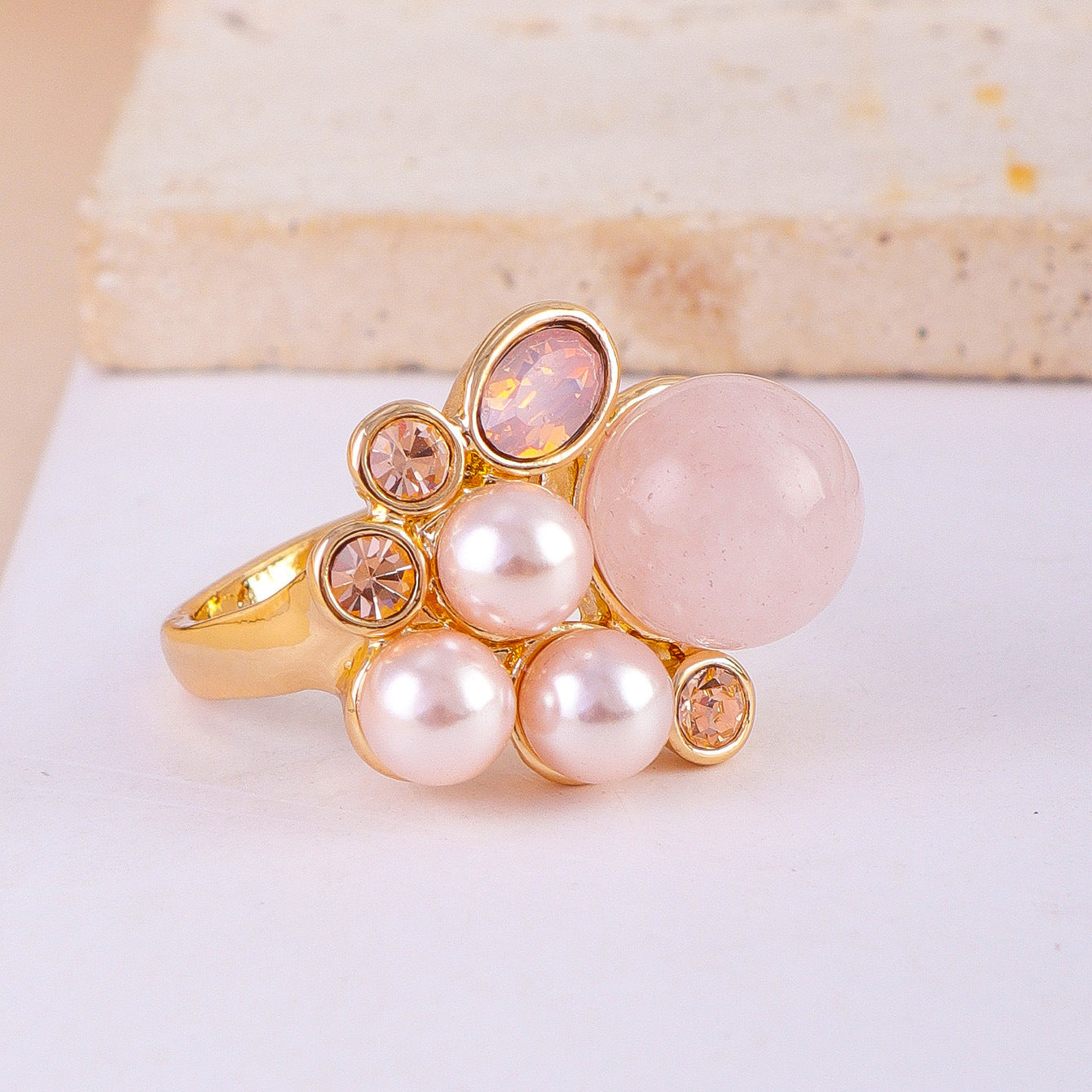 Flower Personality Ring - Simple High Sense Women's Elegant Design