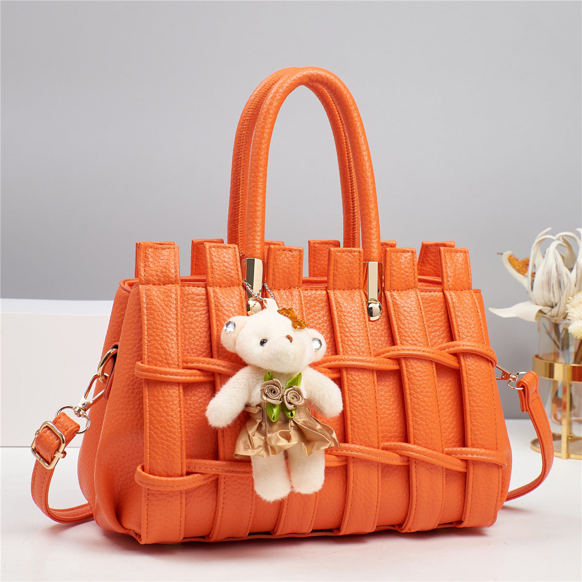 Anti-scratch Hand-woven Handbag - Fashion Women's Shoulder Bag