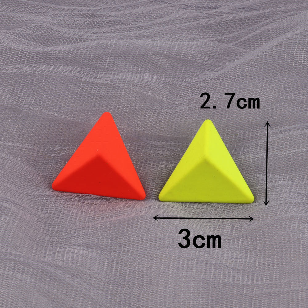 Acrylic Spray-Painted Earrings - Colorful Geometric Statement Jewelry USA