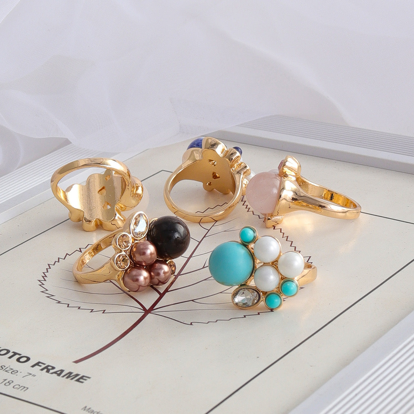 Flower Personality Ring - Simple High Sense Women's Elegant Design
