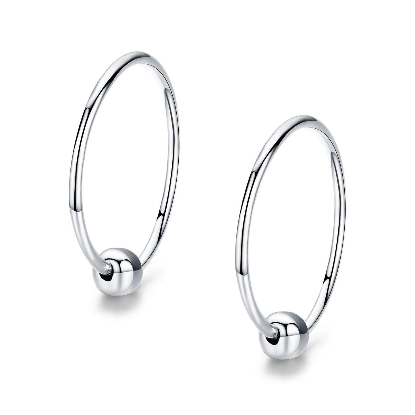 Hypoallergenic Sterling Silver Small Huggie Hoop Earring