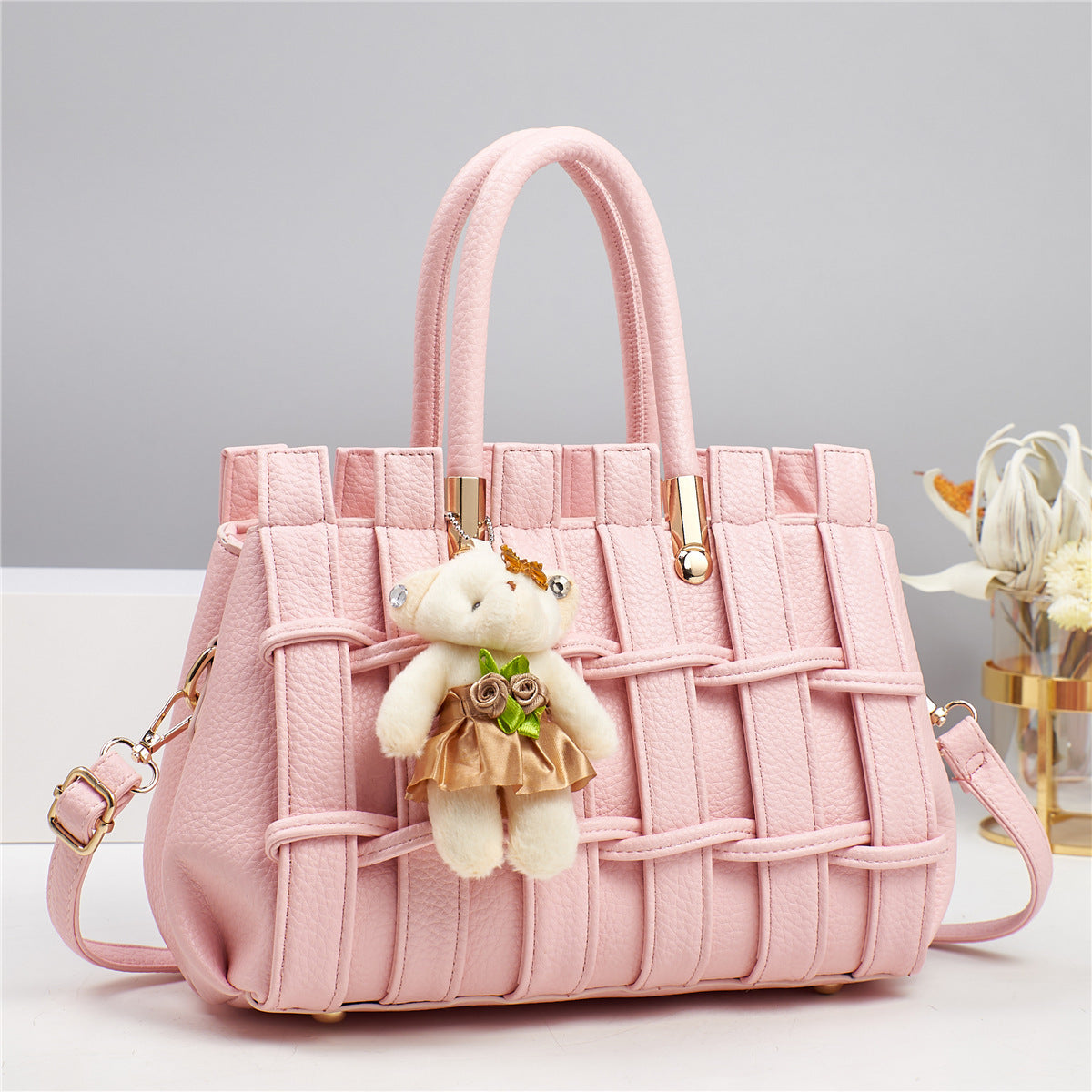 Anti-scratch Hand-woven Handbag - Fashion Women's Shoulder Bag