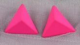 Acrylic Spray-Painted Earrings - Colorful Geometric Statement Jewelry USA