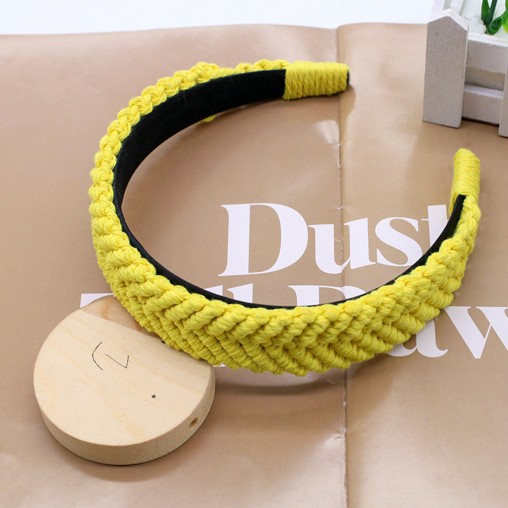 Vintage Headband - Cotton Thread Hair Accessories Women's Retro Style