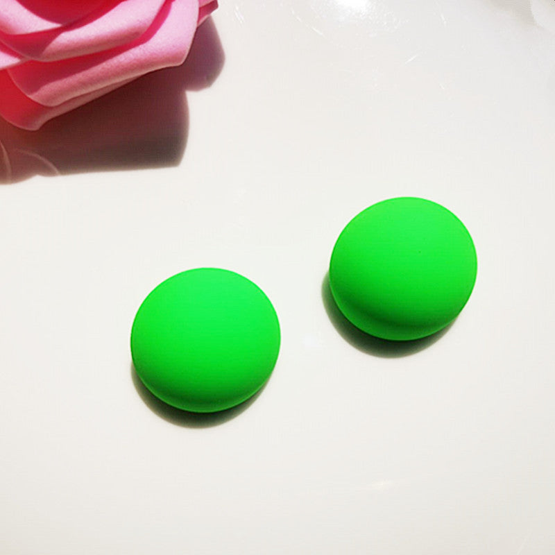 Acrylic Spray-Painted Earrings - Colorful Geometric Statement Jewelry USA