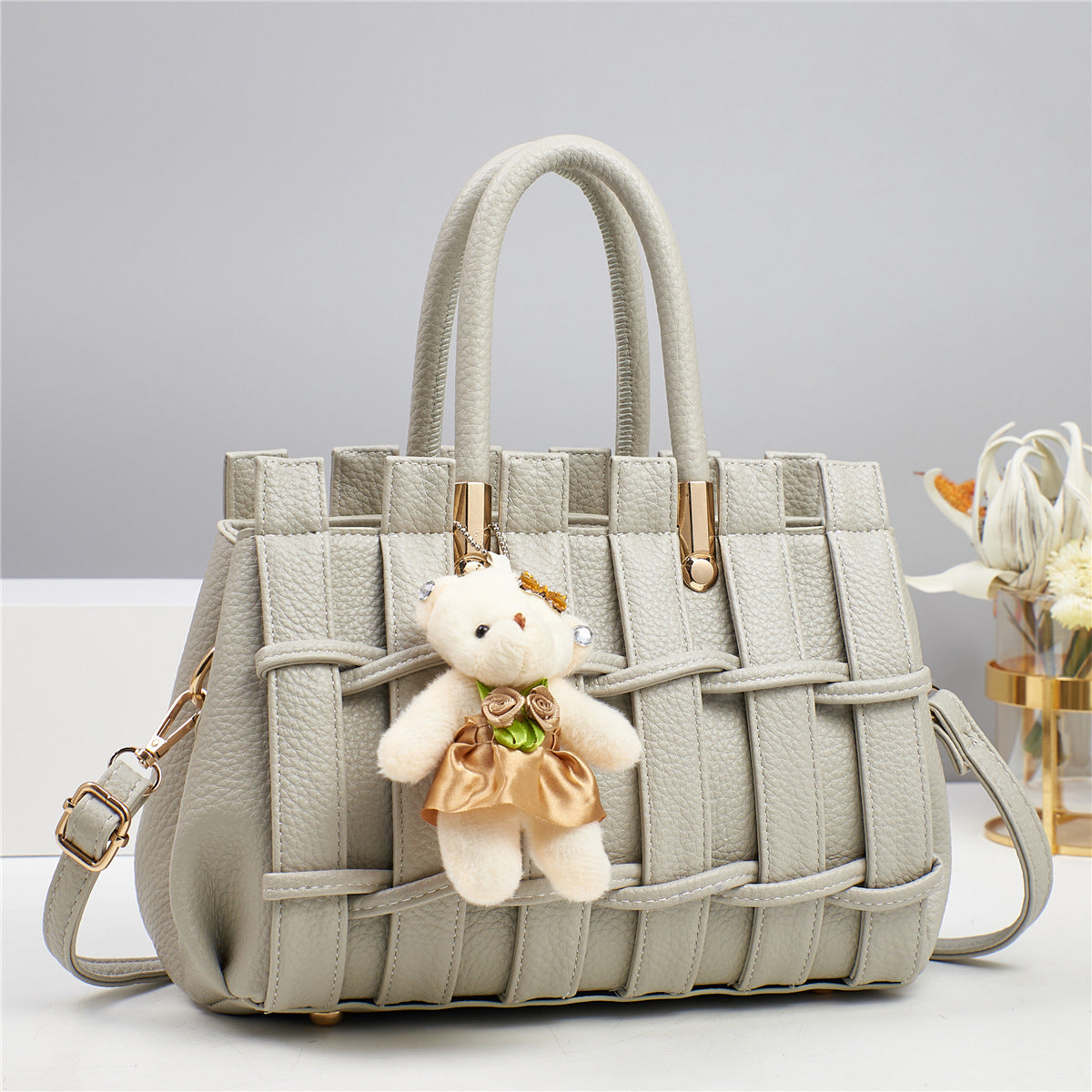 Anti-scratch Hand-woven Handbag - Fashion Women's Shoulder Bag