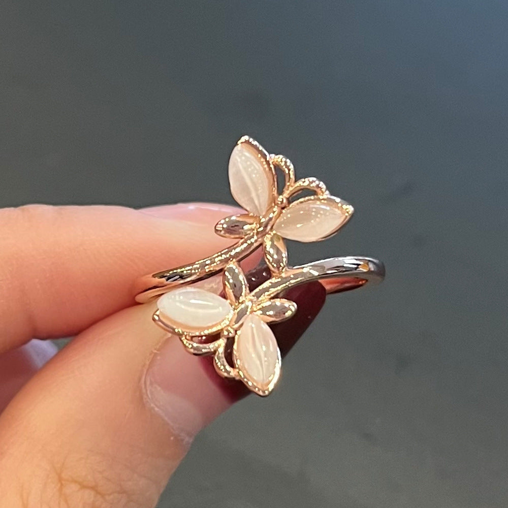 All-match Flower Ring - Affordable Luxury Fashion Niche Rose Gold