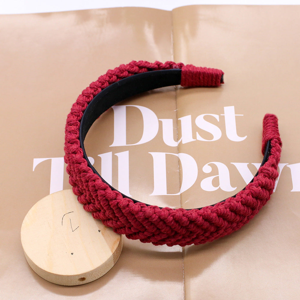 Vintage Headband - Cotton Thread Hair Accessories Women's Retro Style