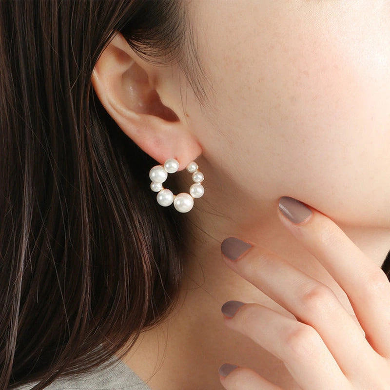 Japanese Style Earrings - Kawaii Shell Bead Girl Jewelry USA