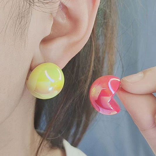 Magic Color Bean Earrings - Summer Fashion Color-Changing Stud Style