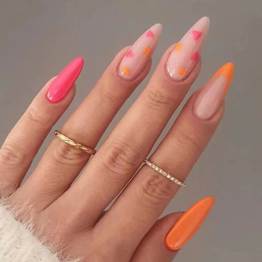 Summer Warm Love Press On Nails Wear Armor