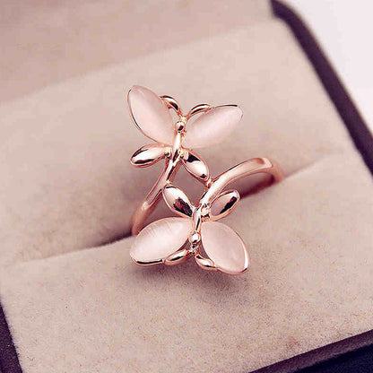 All-match Flower Ring - Affordable Luxury Fashion Niche Rose Gold