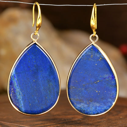 Retro Water Drop Earrings - Vintage Teardrop Statement Earrings USA