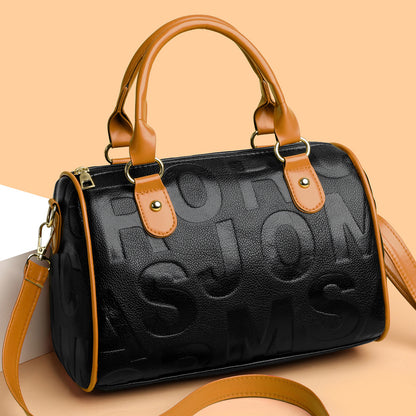 Authentic Leather Crossbody Bag - Large Capacity Tactile Feel Women's Bag
