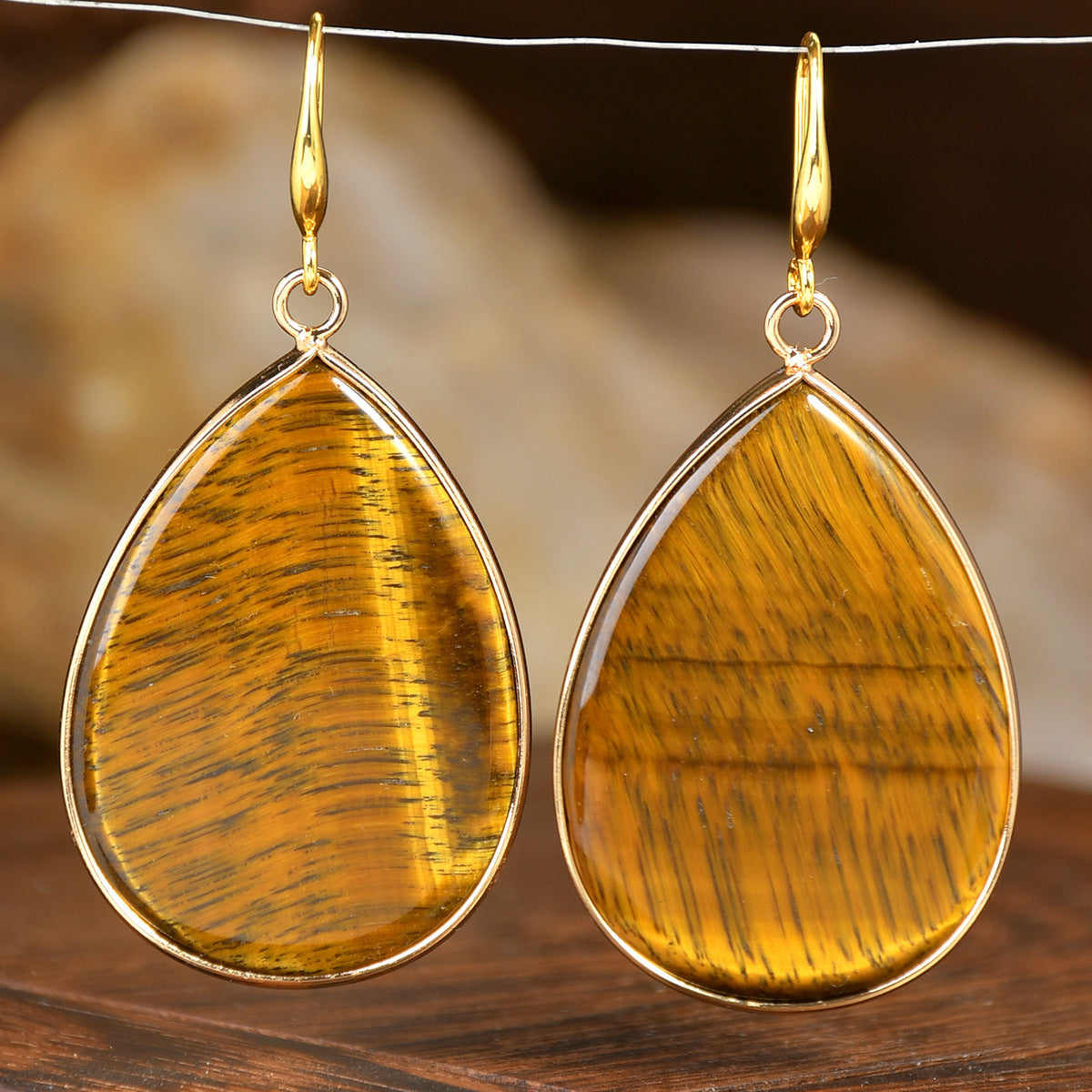 Retro Water Drop Earrings - Vintage Teardrop Statement Earrings USA