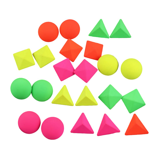 Acrylic Spray-Painted Earrings - Colorful Geometric Statement Jewelry USA