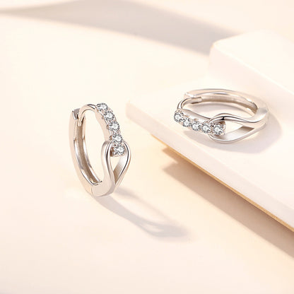 Mobius Temperament Earrings - All-match Infinity Women's Style