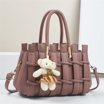 Anti-scratch Hand-woven Handbag - Fashion Women's Shoulder Bag