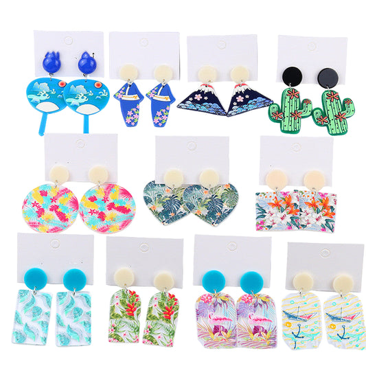 Assorted Artistic Earrings Collection - Creative Statement Jewelry Set USA