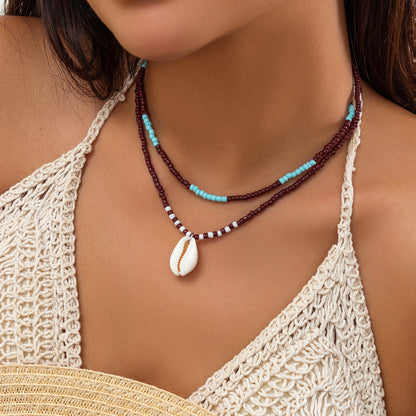 Starfish Shell Necklace - Ocean Beach Statement Jewelry USA