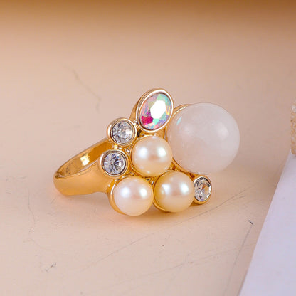 Flower Personality Ring - Simple High Sense Women's Elegant Design