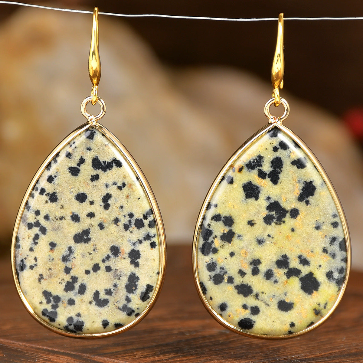 Retro Water Drop Earrings - Vintage Teardrop Statement Earrings USA