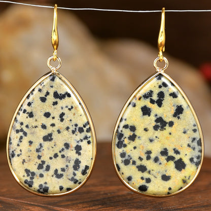 Retro Water Drop Earrings - Vintage Teardrop Statement Earrings USA